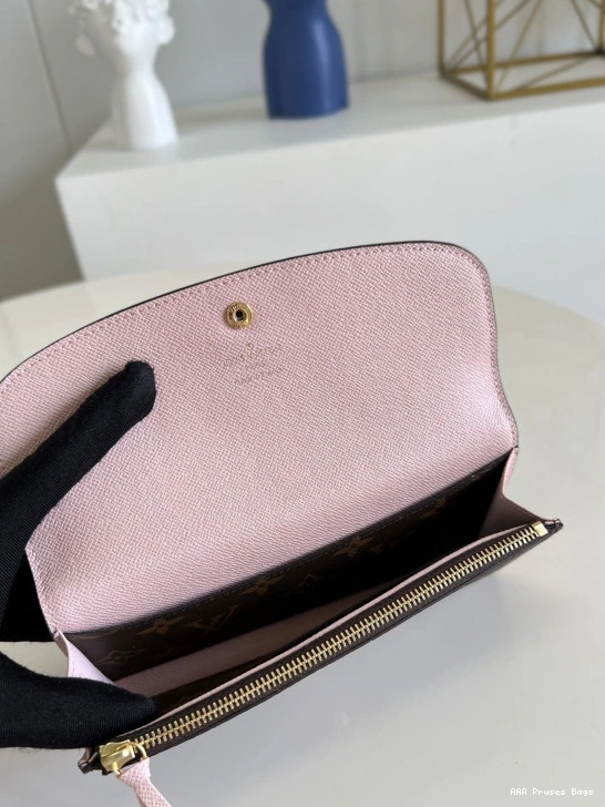 AAA Pruses Bags wallet EMILIE VUITTON LOUIS 0801